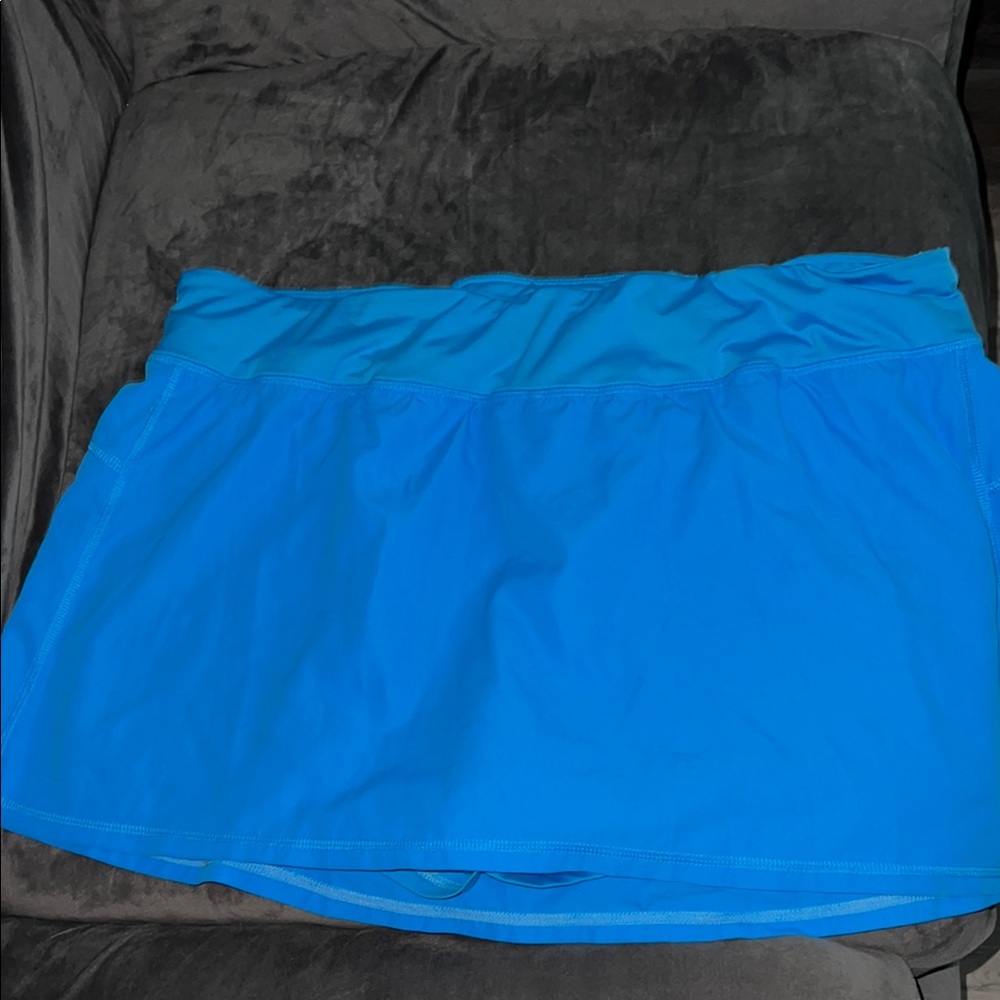 Vibrant Blue Athletic Skirt